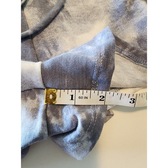 Le Lis Romper Tie-Dyed Shorts Elastic Waist Tie Back New with Tags Size Medium - Picture 8 of 10